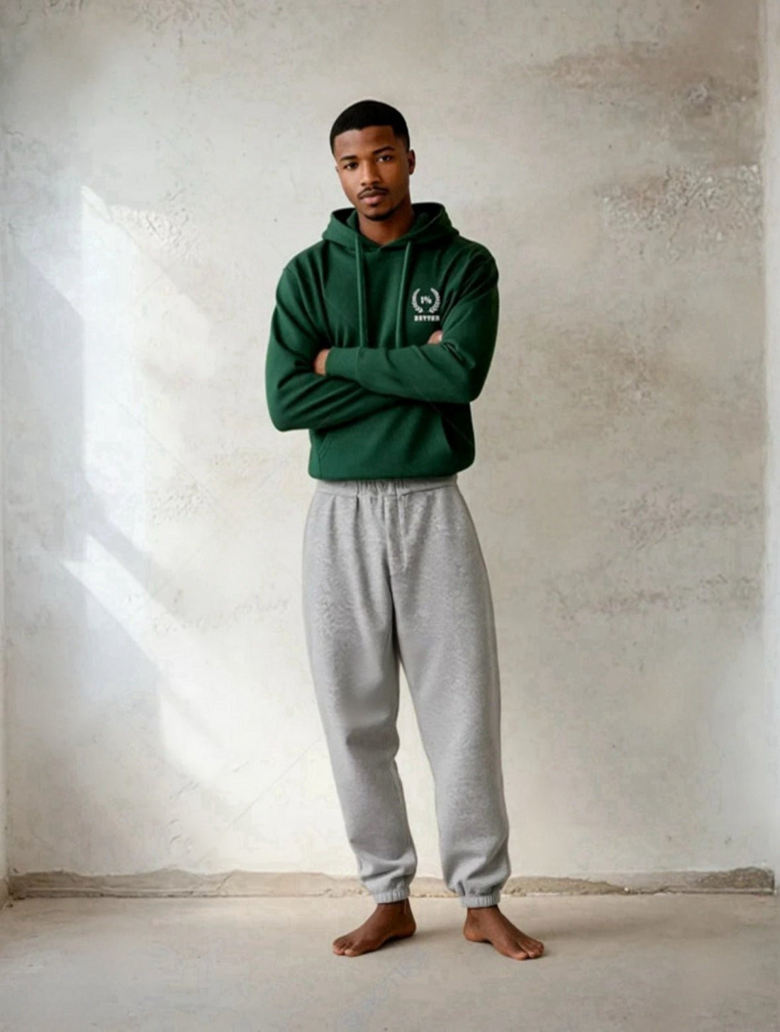 1% Better Oversized heavyweight hoodie - Likeness Brand