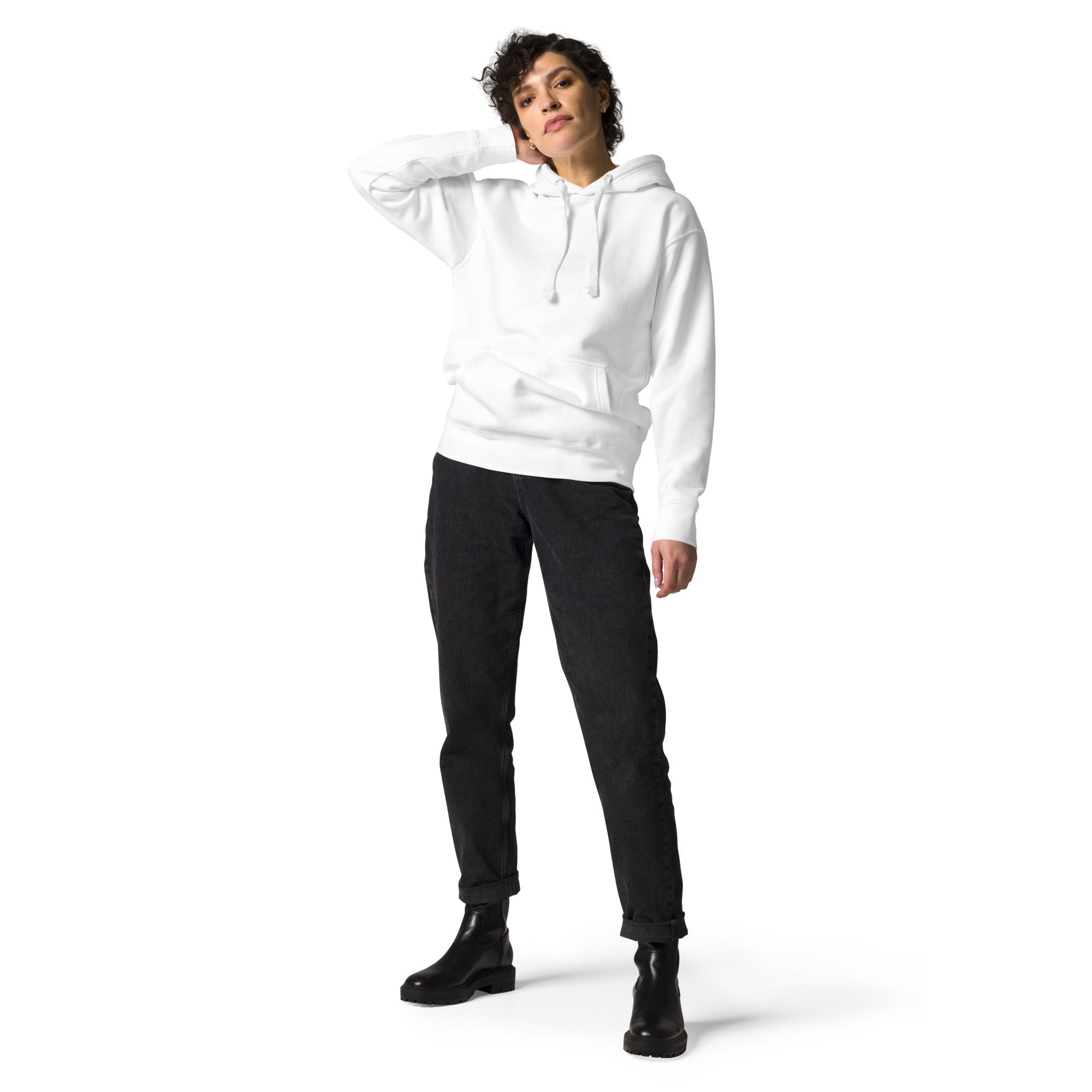 1% Better Oversized heavyweight hoodie (Back Print) - Likeness Brand