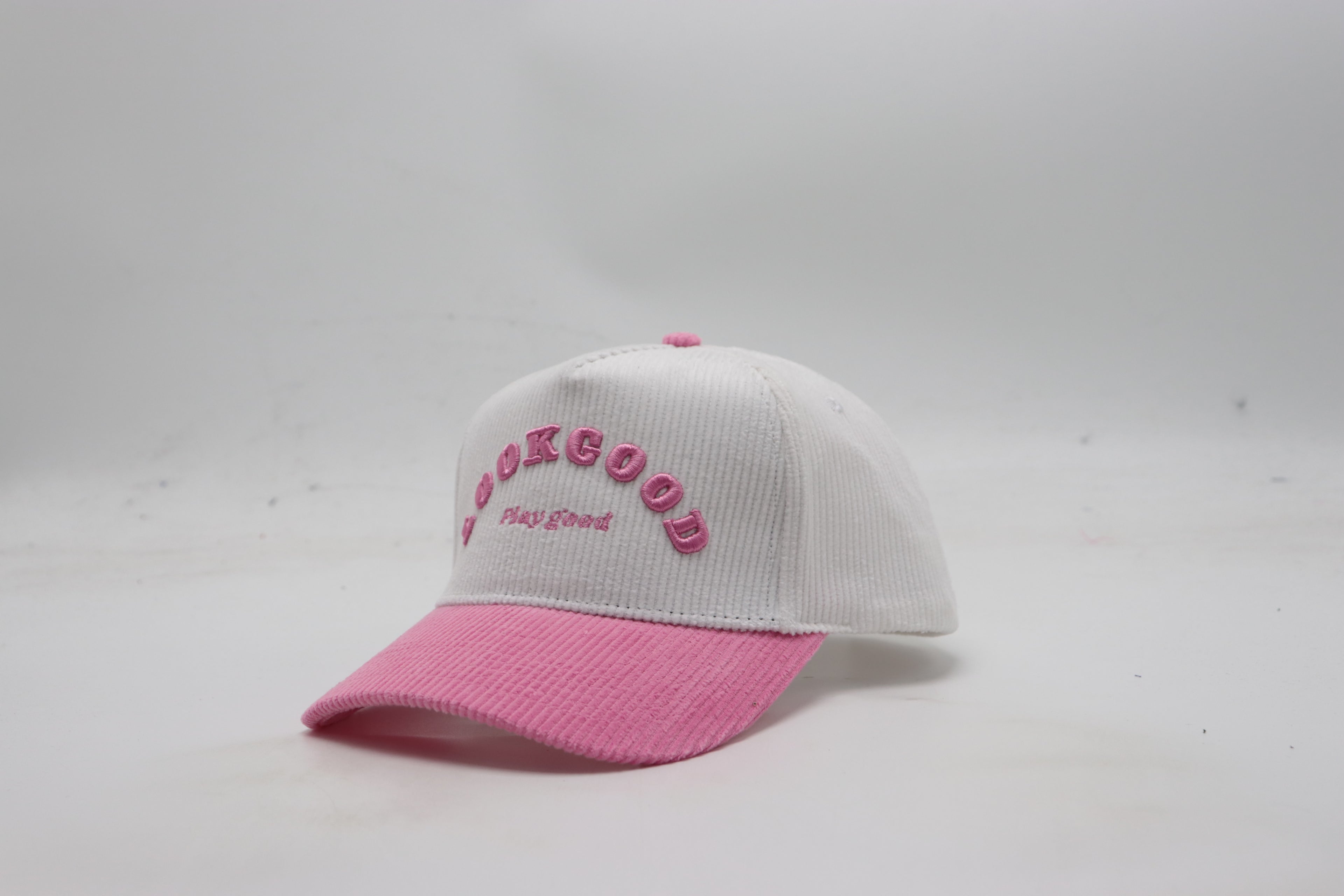 Look Good Play Good Hat Pink Corduroy Edition - LIKENE$$ Brand