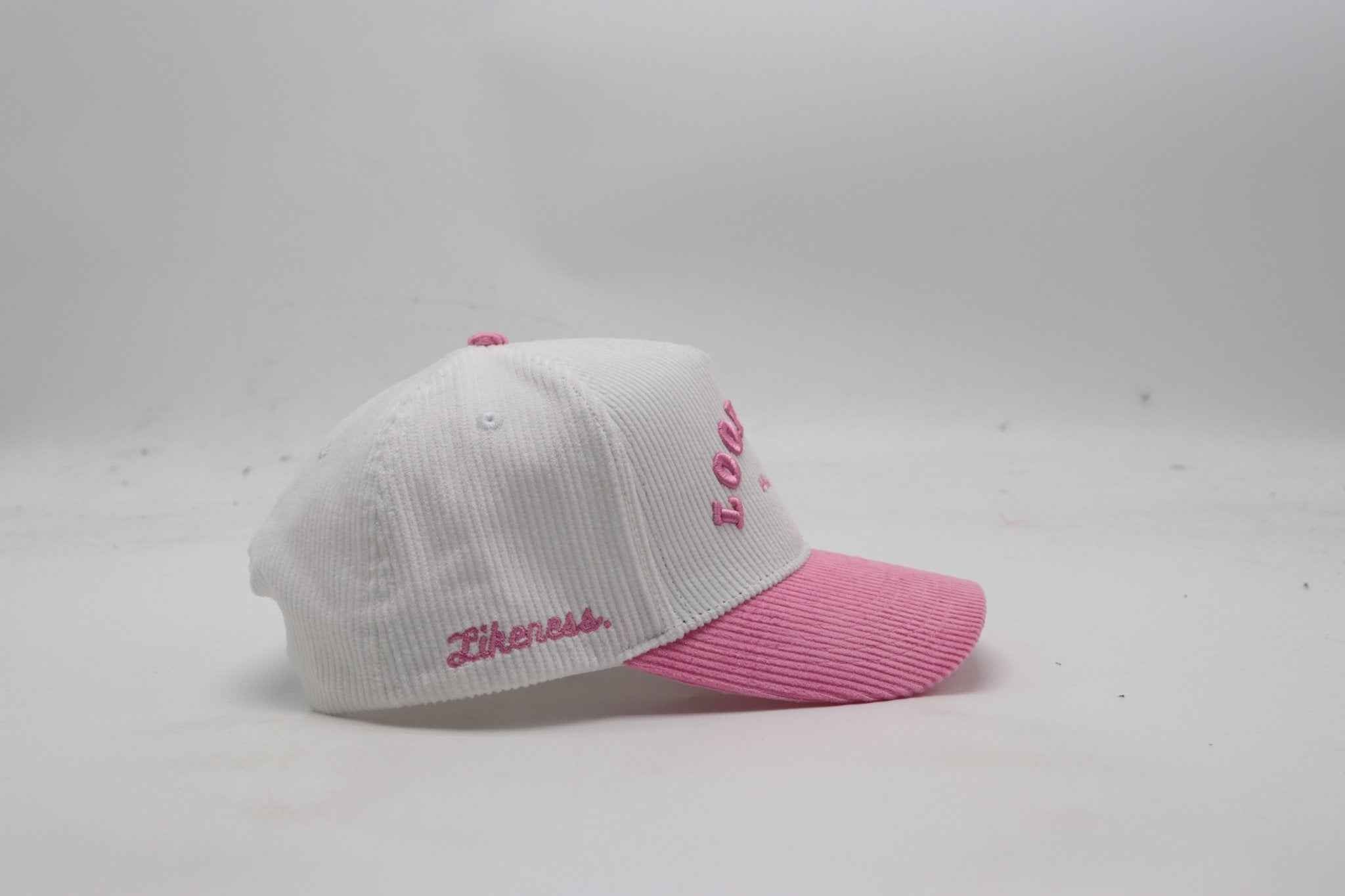 Look Good Play Good Hat Pink Corduroy Edition