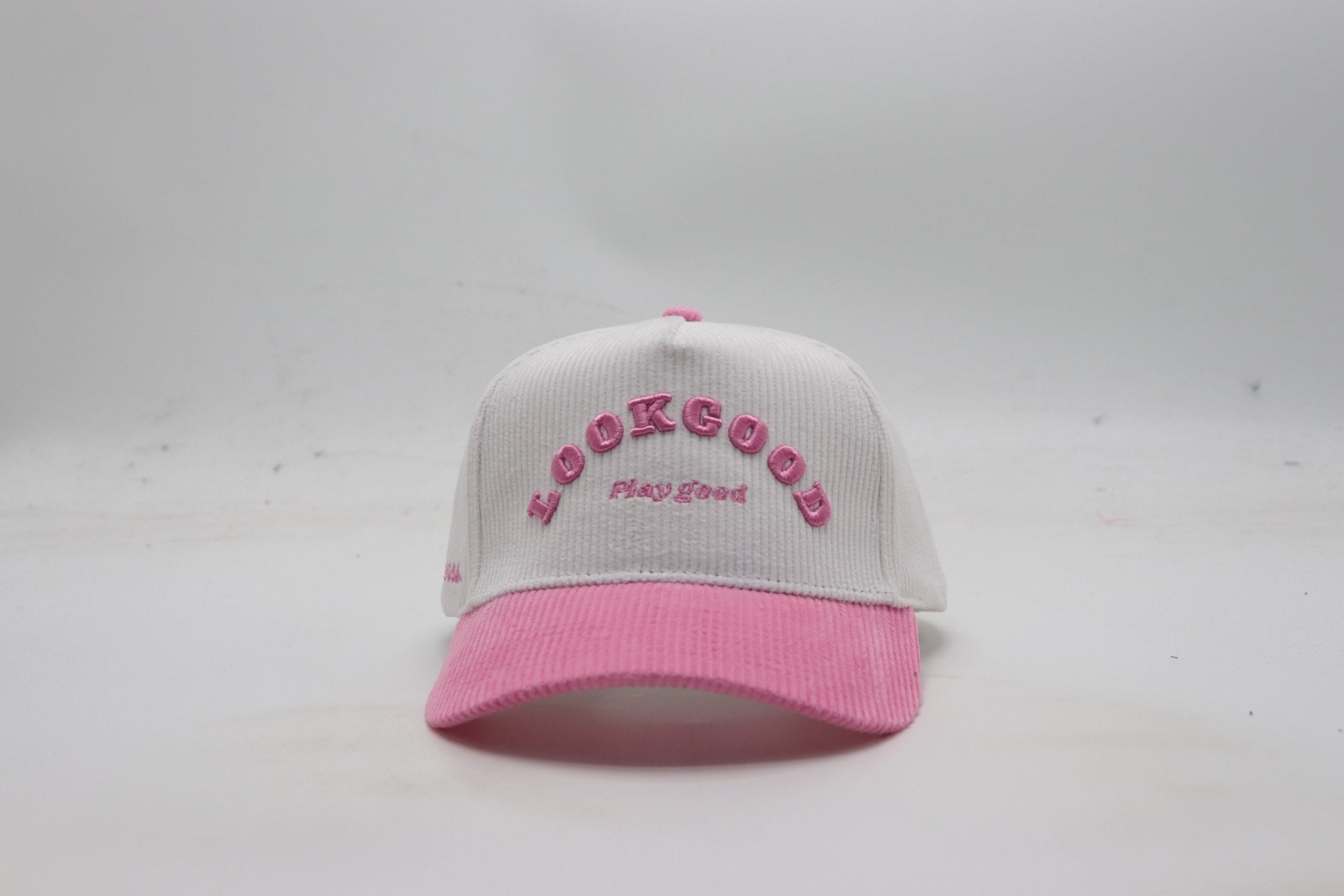 Look Good Play Good Hat Pink Corduroy Edition - Likeness Brand