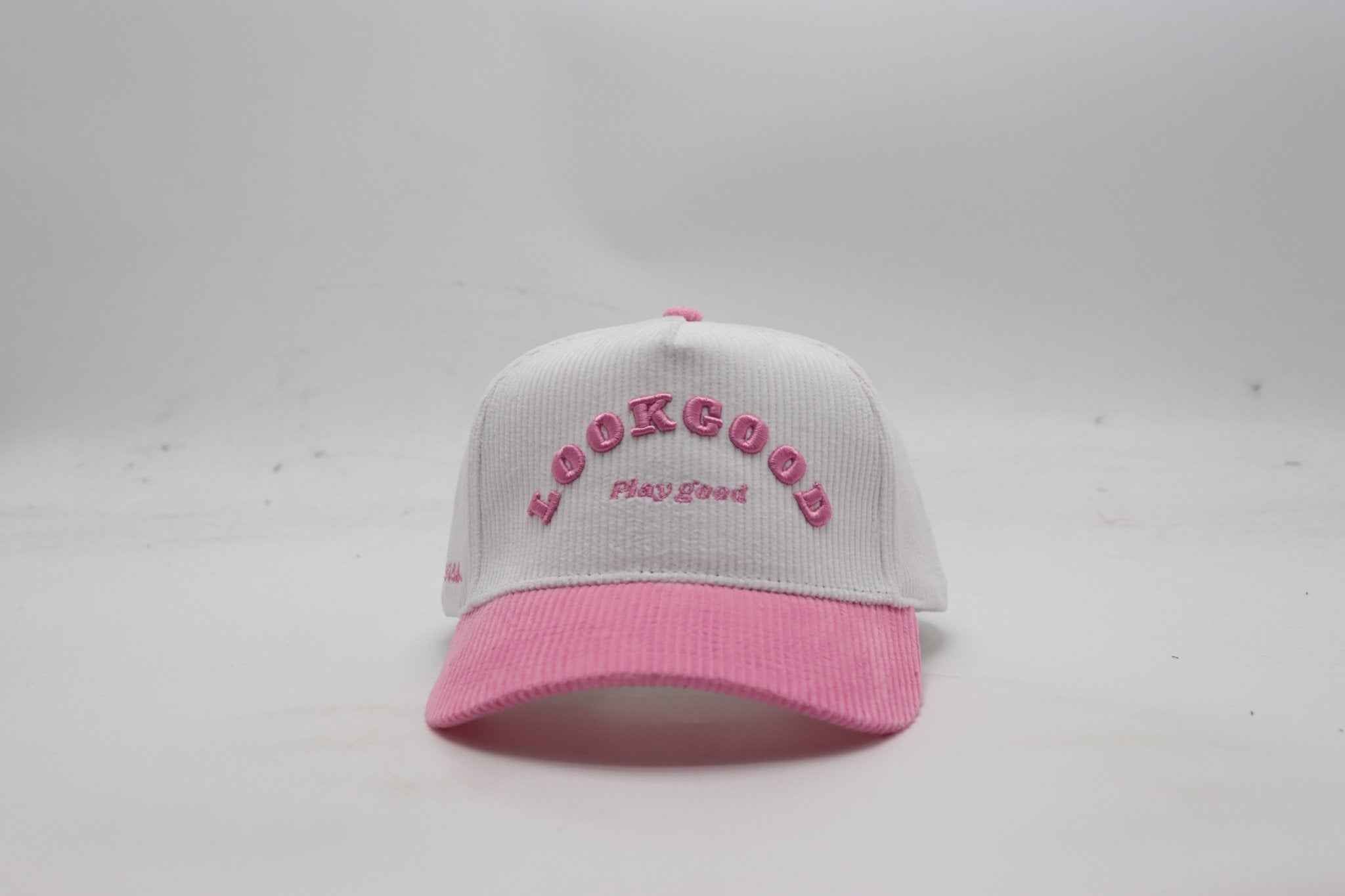 Look Good Play Good Hat Pink Corduroy Edition