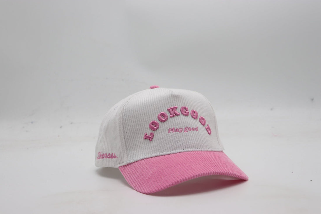 Look Good Play Good Hat Pink Corduroy Edition - Likeness Brand
