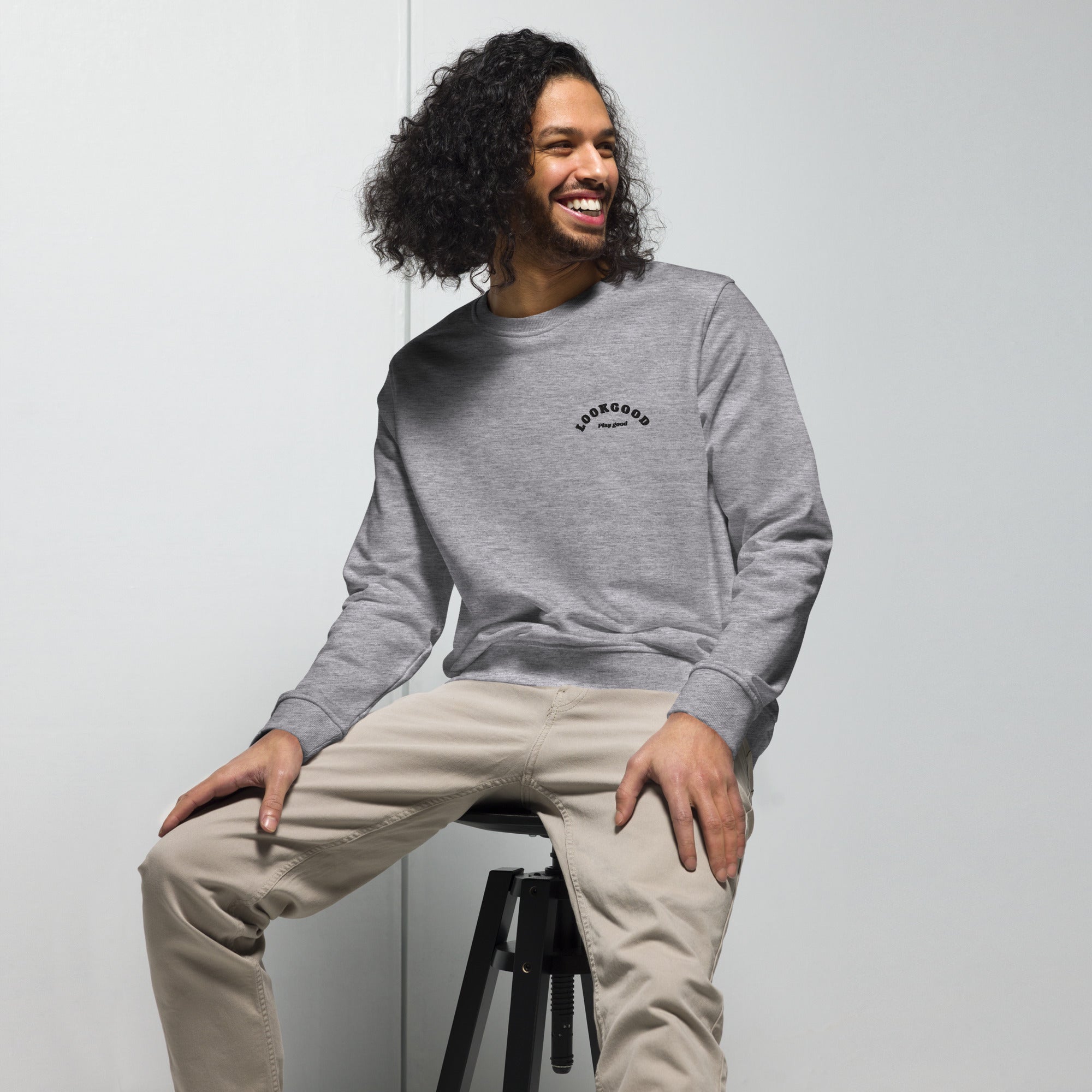 "LOOK GOOD PLAY GOOD" Loose Fit Sweatshirt - LIKENE$$ Brand