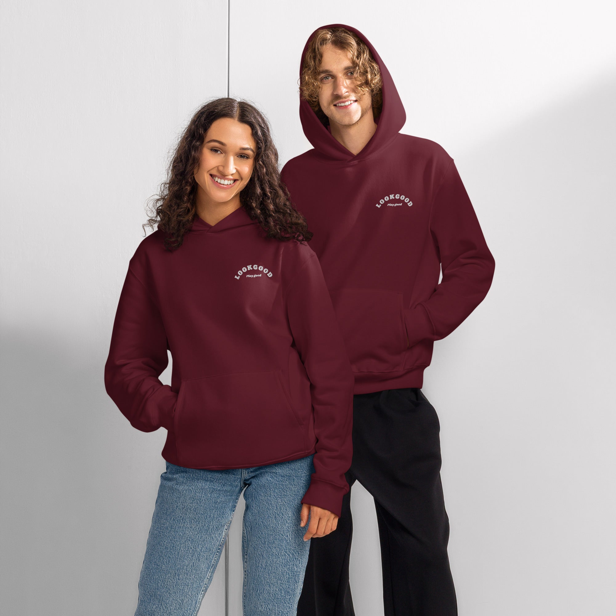 Look Good Play Good Oversized heavyweight hoodie - Likeness Brand