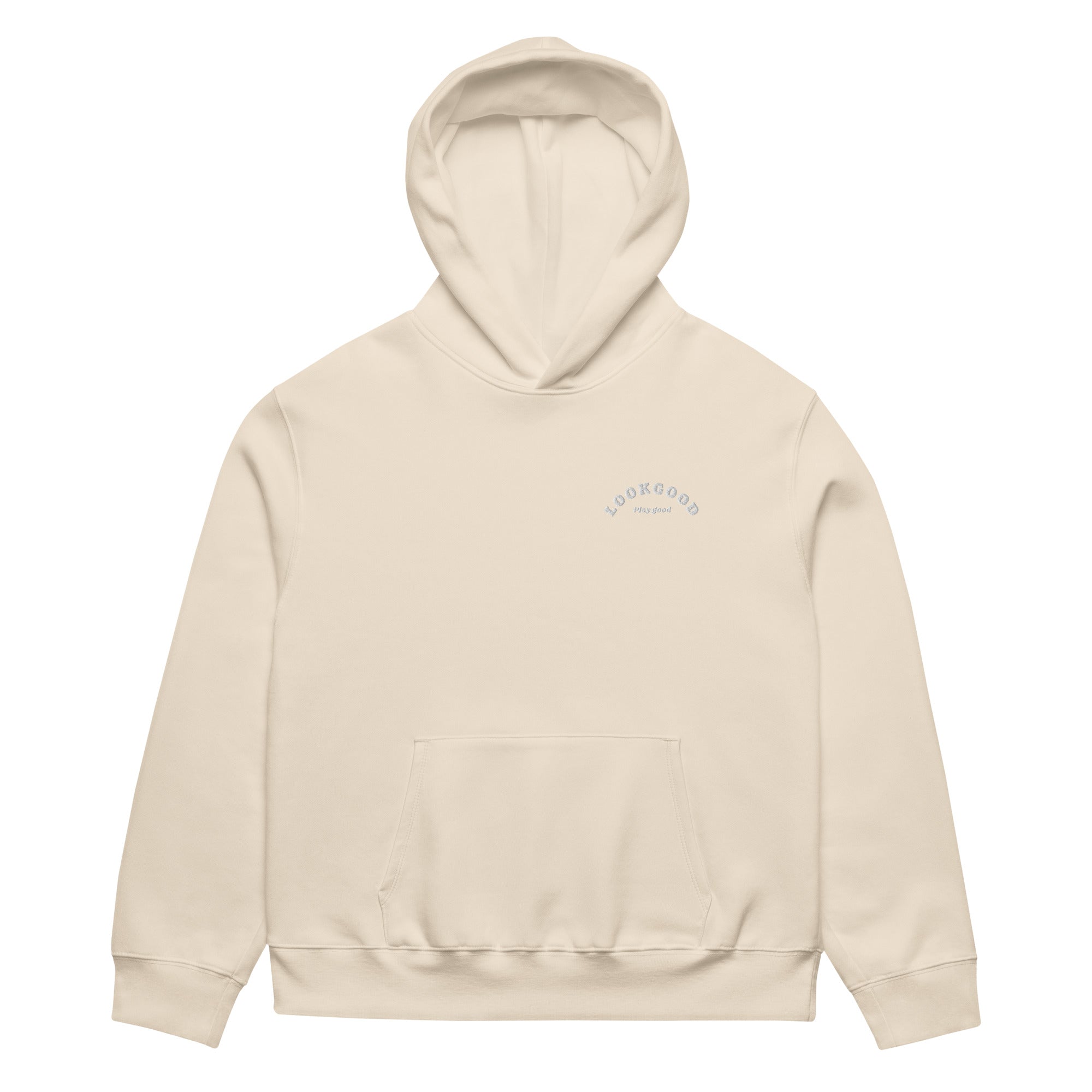 Look Good Play Good Oversized heavyweight hoodie - Likeness Brand