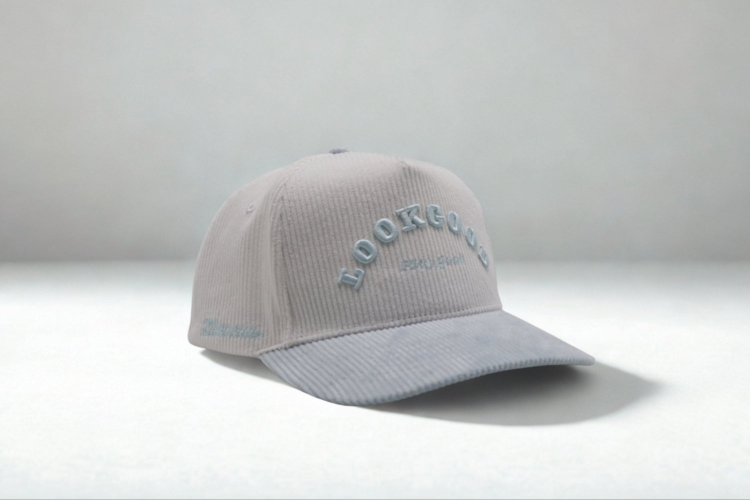 Look Good Play Good Powder Blue Corduroy Hat - Likeness Brand