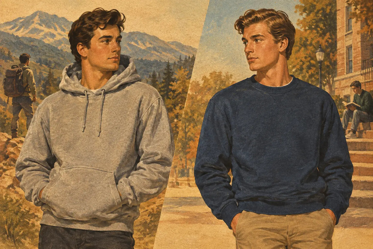 Hoodies vs Crewnecks: Which Fits Your Grind?