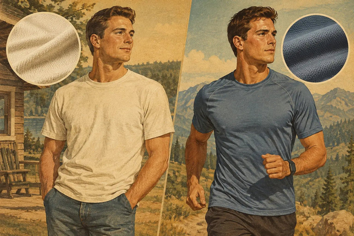 Cotton Tees Versus Performance Shirts Compared - Likeness Brand