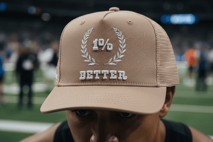 1% Better Mesh Snapback Hat - Likeness Brand