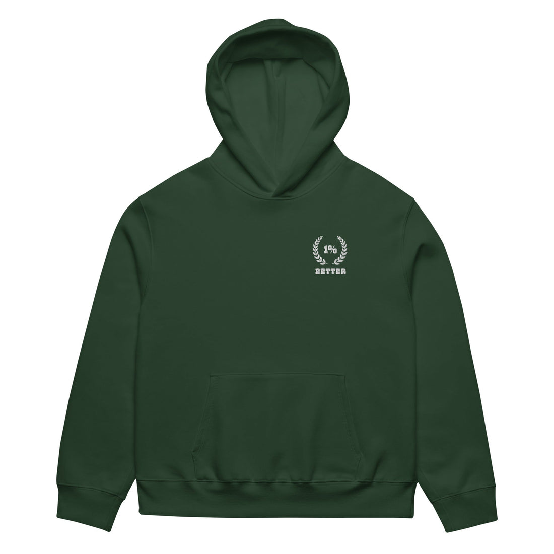 1% Better Oversized heavyweight hoodie - Likeness Brand