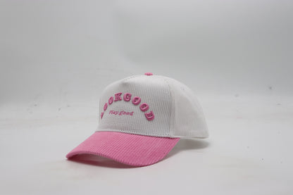 Look Good Play Good Hat Pink Corduroy Edition - LIKENE$$ Brand