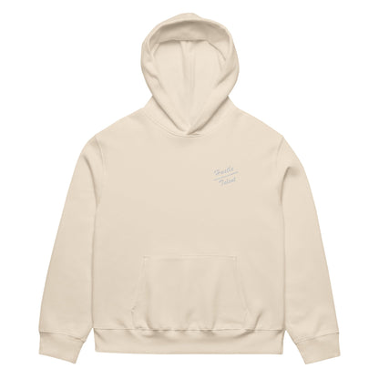 Hustle/Talent Oversized heavyweight hoodie - Likeness Brand